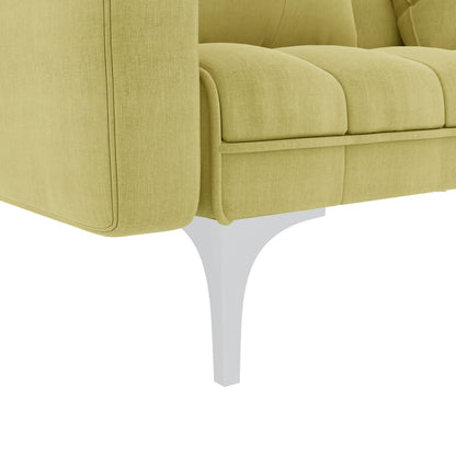 Divano Letto in Tessuto Verde