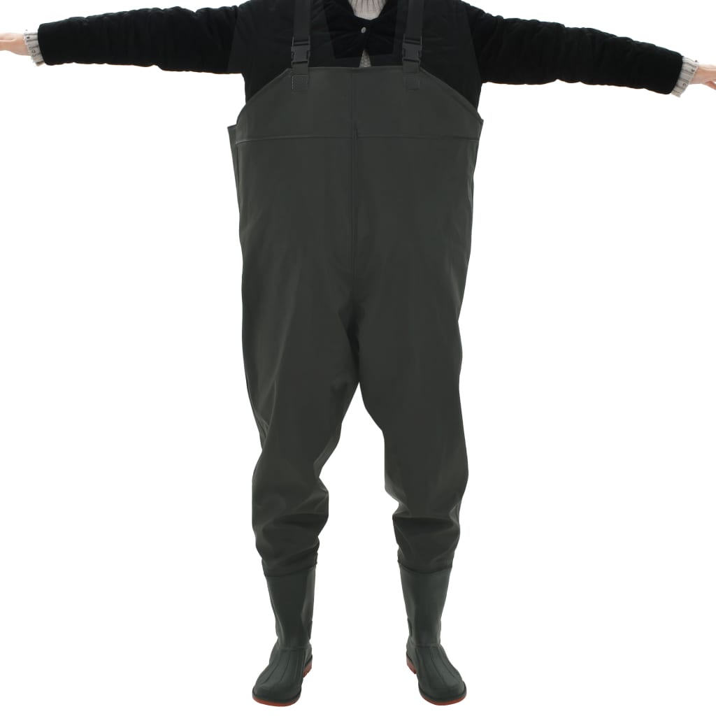 Pantaloni Impermeabili con Stivali Verdi Taglia 39