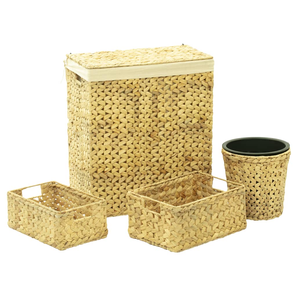 Set Accessori da Bagno 4 pz in Giacinto d'Acqua