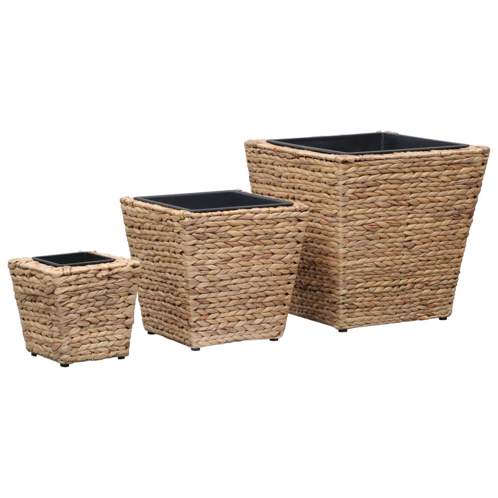 Letti Rialzati 3 pz in Giacinto Intrecciato