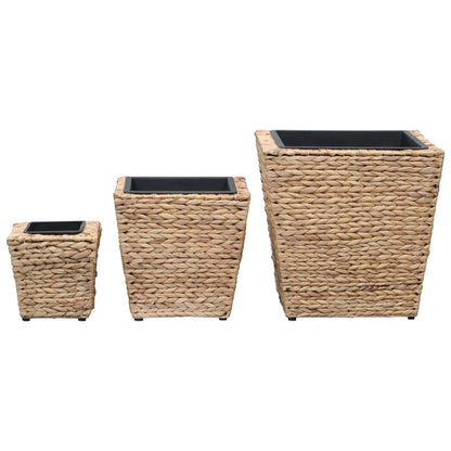 Letti Rialzati 3 pz in Giacinto Intrecciato