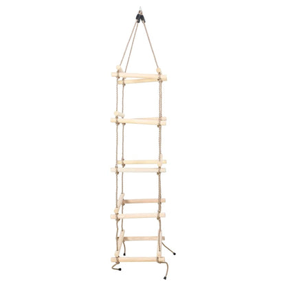 Scala di Corda per Bambini 200 cm in Legno