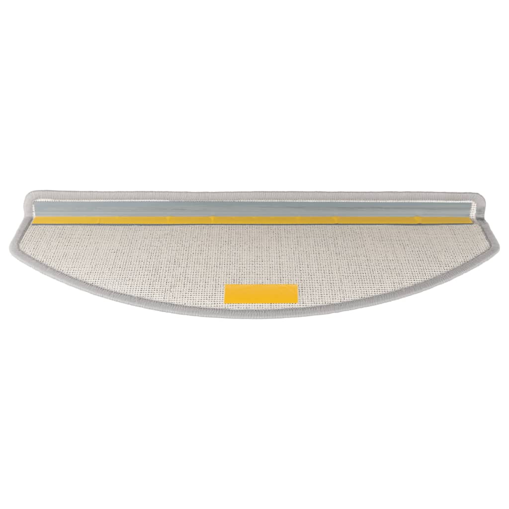 Tappetini per Scale 15 pz Grigio Chiaro 65x24x4 cm
