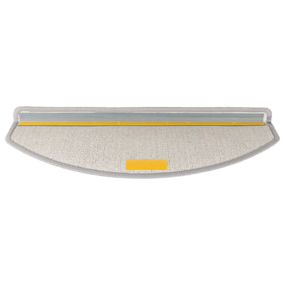 Tappetini per Scale 15 pz Grigio Chiaro 65x24x4 cm