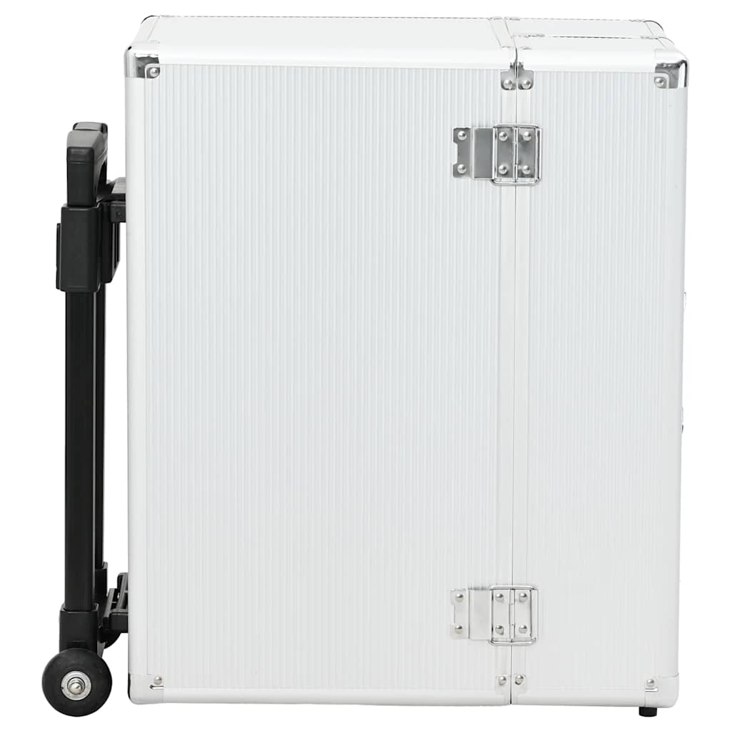 Valigia Trolley Pilota 47x39x27 cm in Alluminio Argento