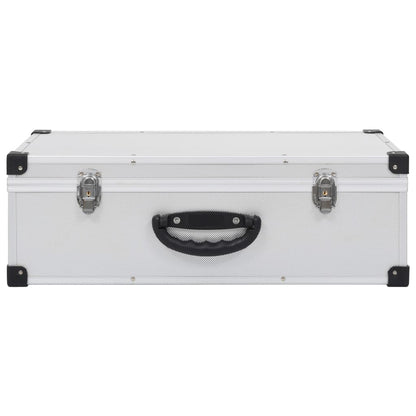 Custodia CD per 80 CD in Alluminio ABS Argento