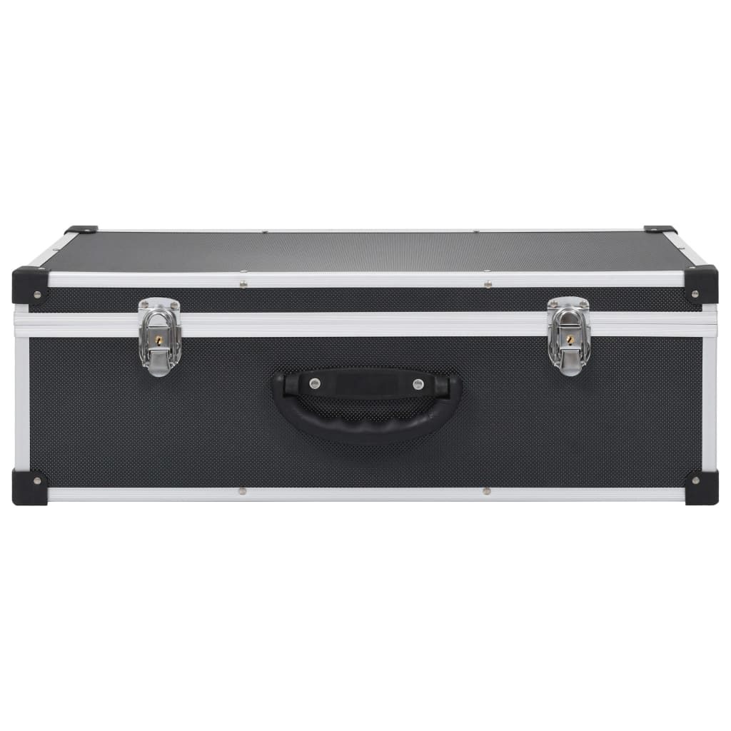 Custodia CD per 80 CD in Alluminio ABS Nero