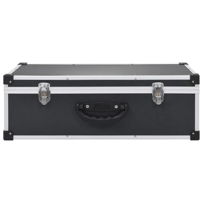 Custodia CD per 80 CD in Alluminio ABS Nero