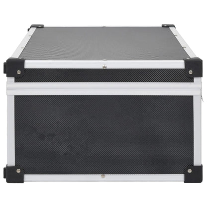 Custodia CD per 80 CD in Alluminio ABS Nero