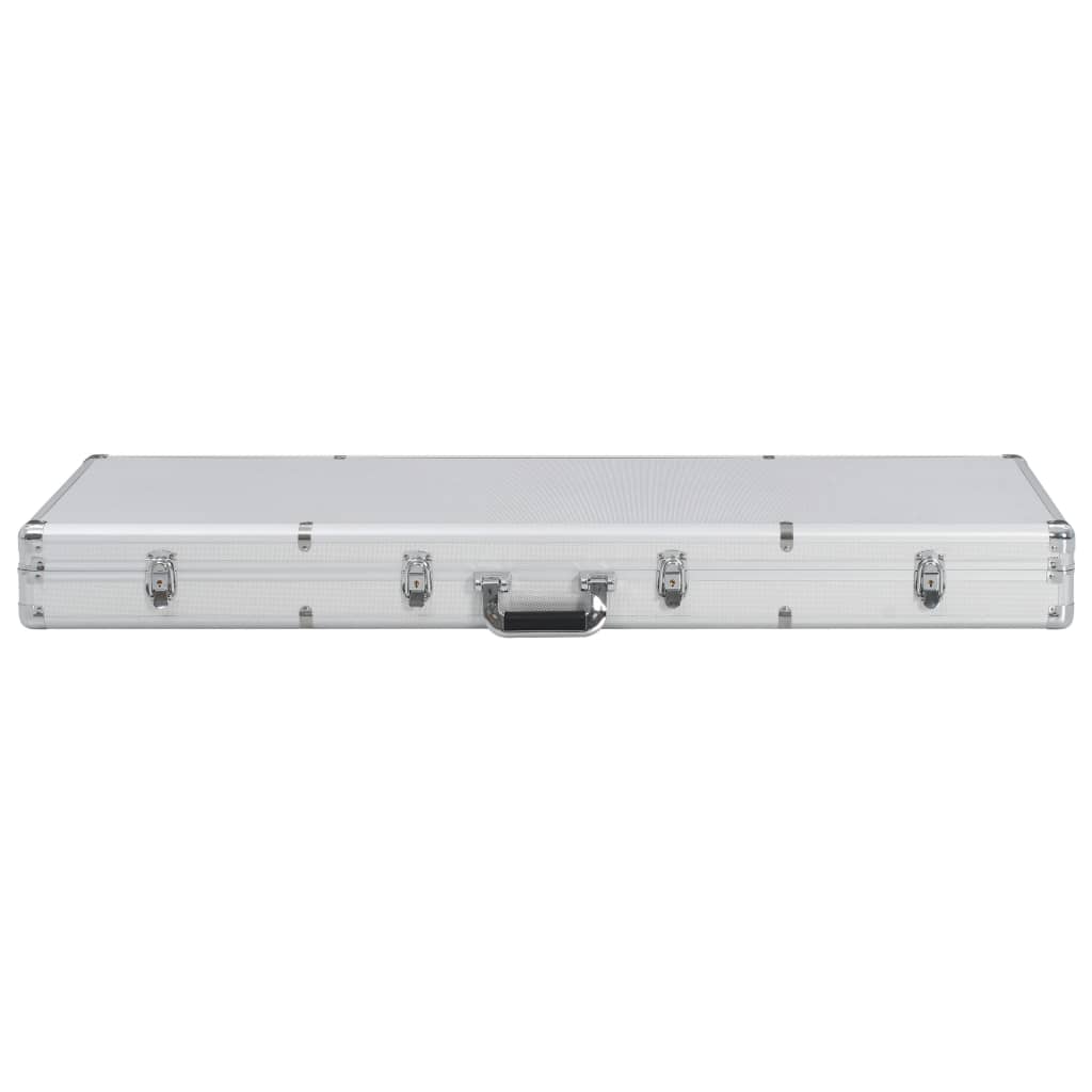 Custodia per Pistola Argento 118x38x12 cm in Alluminio
