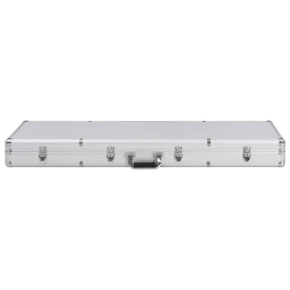 Custodia per Pistola Argento 118x38x12 cm in Alluminio