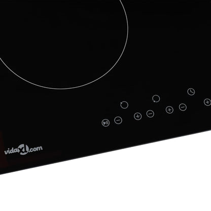 Piano Cottura in Ceramica con 4 Zone e Controlli Touch 6000 W