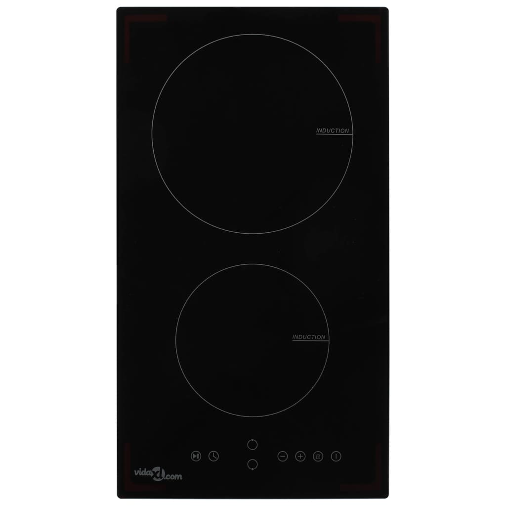 Piano Cottura a Induzione 2 Zone e Controlli Touch Vetro 3500 W