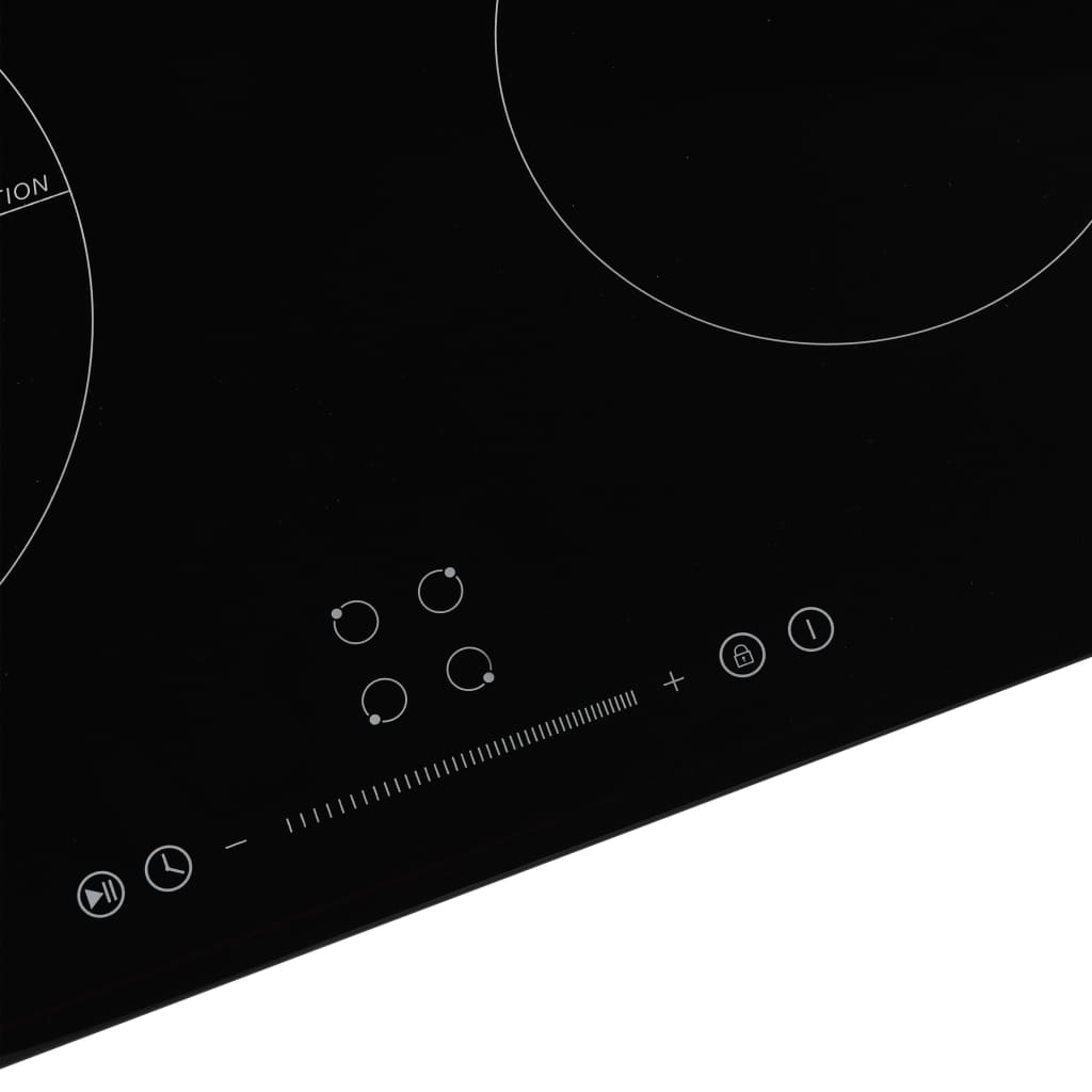 Piano Cottura a Induzione 4 Zone e Controlli Touch Vetro 7000 W