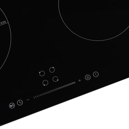 Piano Cottura a Induzione 4 Zone e Controlli Touch Vetro 7000 W