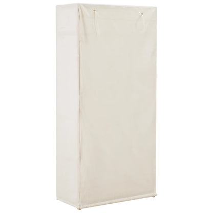 Armadio Bianco 79x40x170 cm in Tessuto
