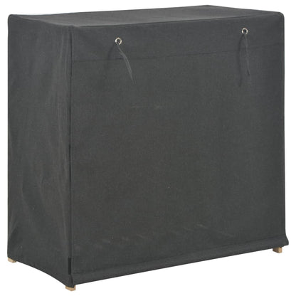 Scarpiera con Rivestimento Grigia 79x40x80 cm in Tessuto