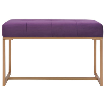 Panca 80 cm in Velluto Viola