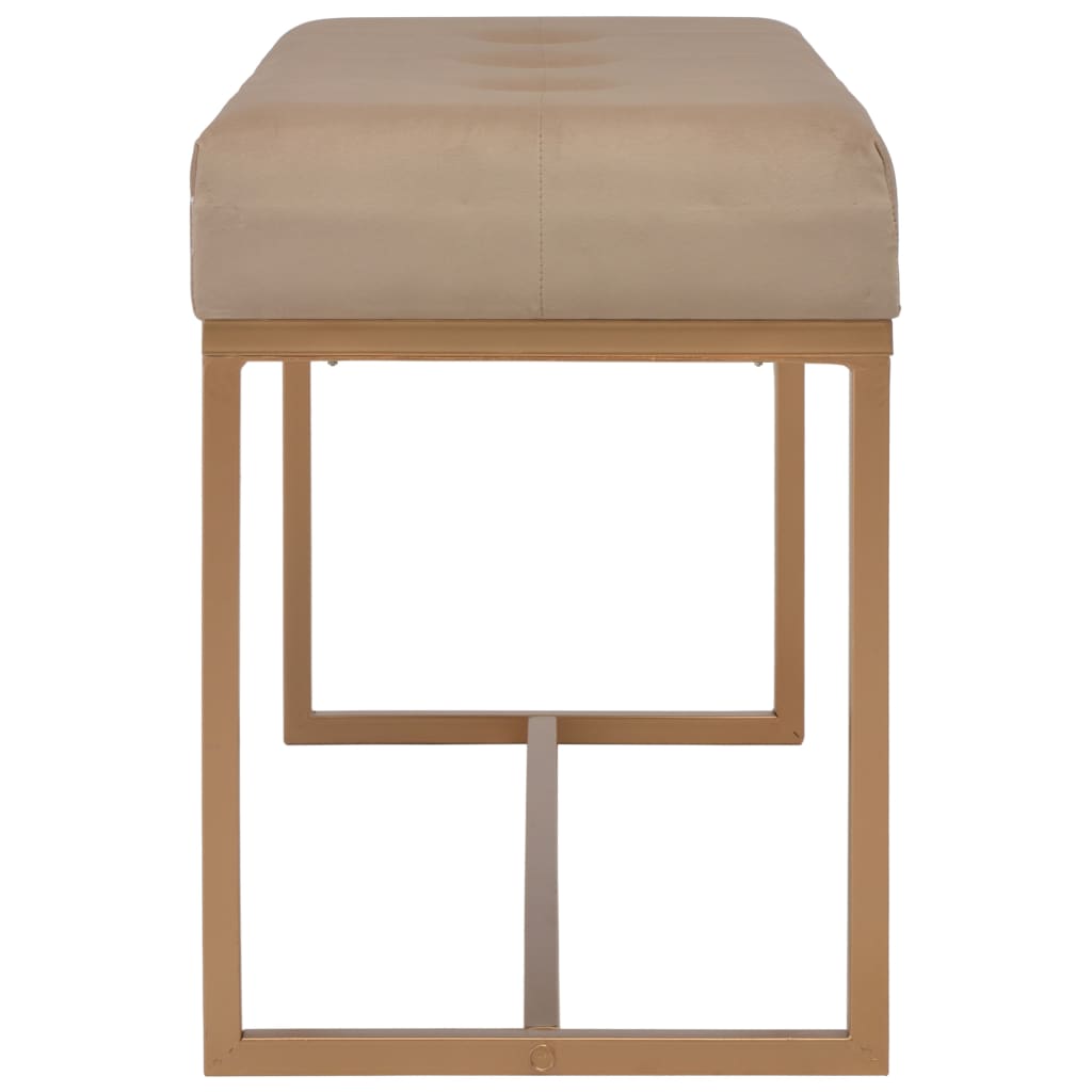 Panca 80 cm in Velluto Beige