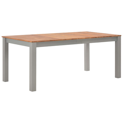 Tavolo da Pranzo 180x90x74 cm in Legno Massello di Rovere