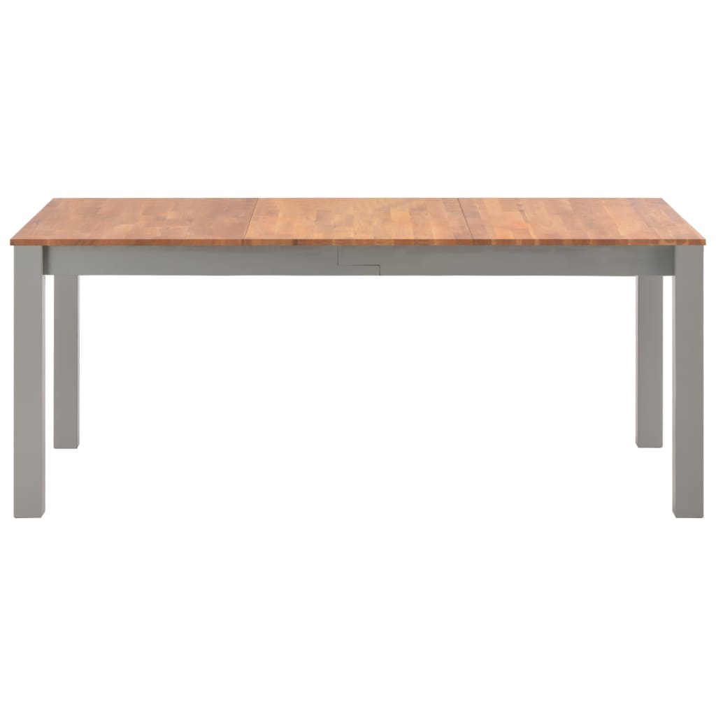 Tavolo da Pranzo 180x90x74 cm in Legno Massello di Rovere