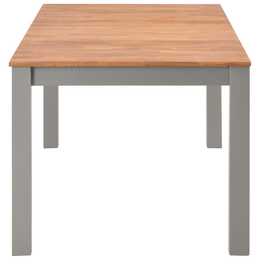 Tavolo da Pranzo 180x90x74 cm in Legno Massello di Rovere