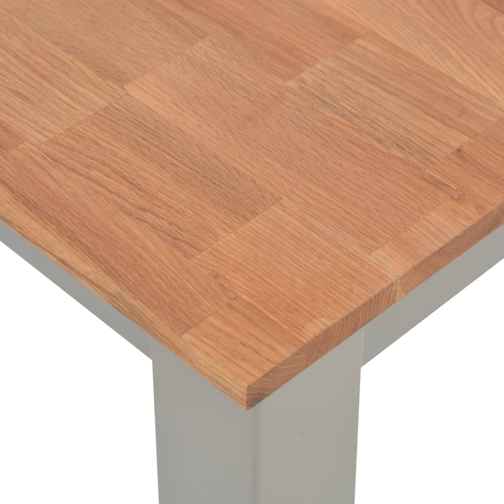 Tavolo da Pranzo 180x90x74 cm in Legno Massello di Rovere