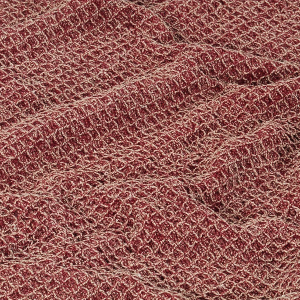 Copriletto in Cotone 160x210 cm Rosso Borgogna