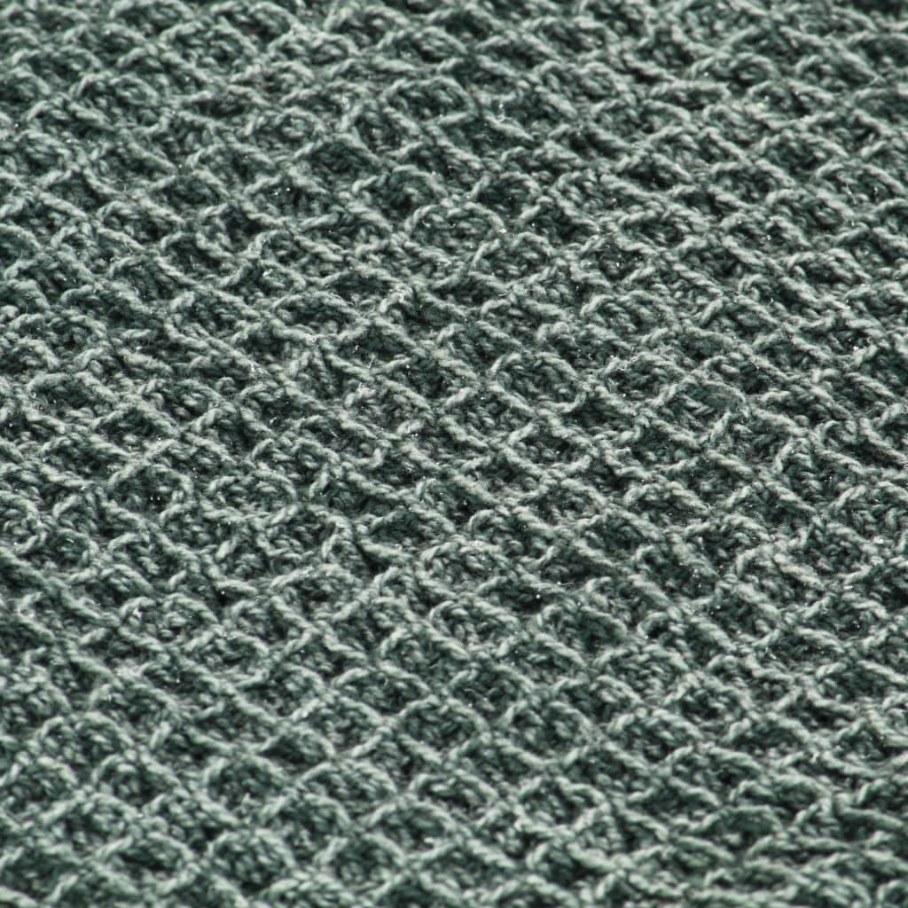 Copriletto in Cotone 220x250 cm Verde Scuro