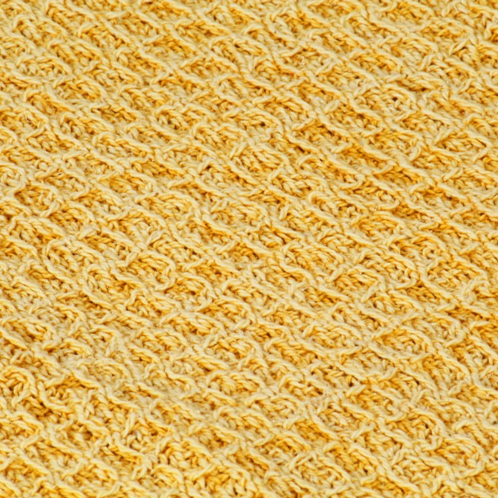 Copriletto in Cotone 125x150 cm Giallo Senape