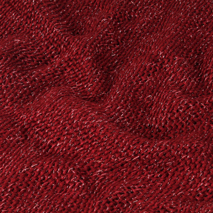 Coperta Borgogna 220 x 250 cm Poliestere