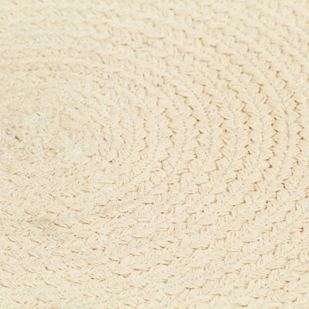 Tovagliette 4 pz Naturale Neutro 38 cm Rotonde in Cotone