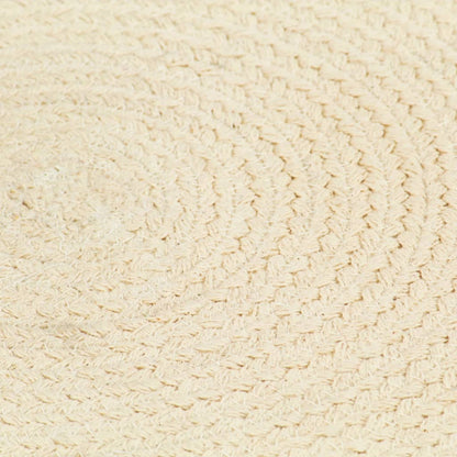 Tovagliette 4 pz Naturale Neutro 38 cm Rotonde in Cotone