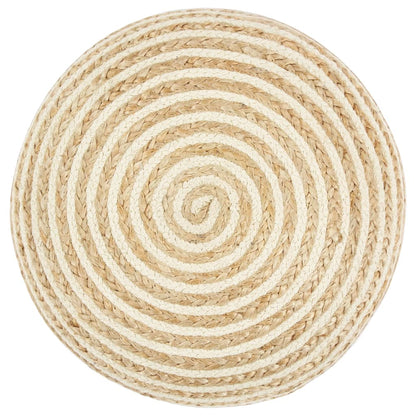 Pouf Lavorato a Mano 45x30 cm in Juta