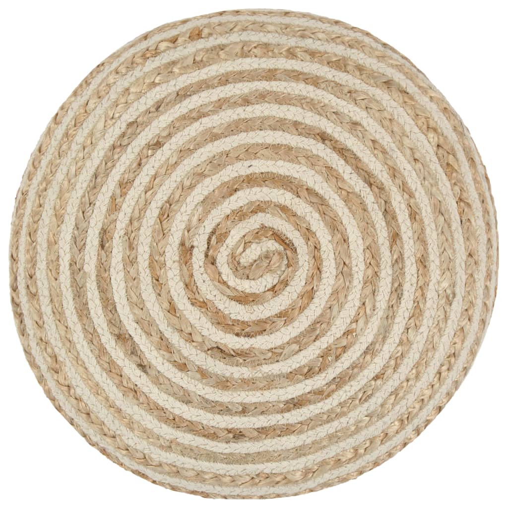 Pouf Lavorato a Mano 40x45 cm in Juta