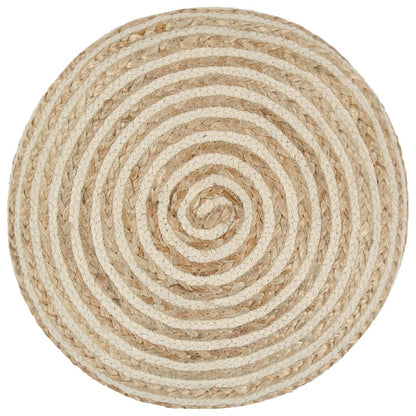 Pouf Lavorato a Mano 40x45 cm in Juta