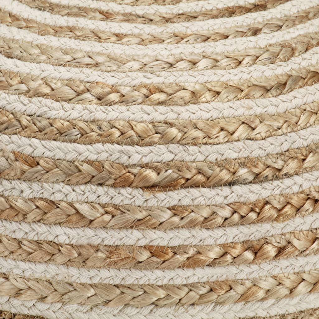 Pouf Lavorato a Mano 40x45 cm in Juta
