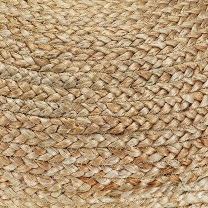 Pouf Lavorato a Mano Verde Oliva 40x45 cm in Juta