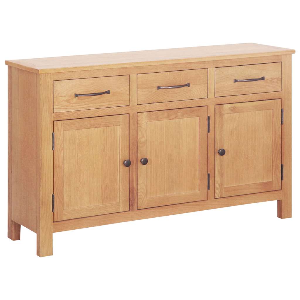 Credenza Marrone 112 x 33.5 x 70 cm Legno di quercia massiccio