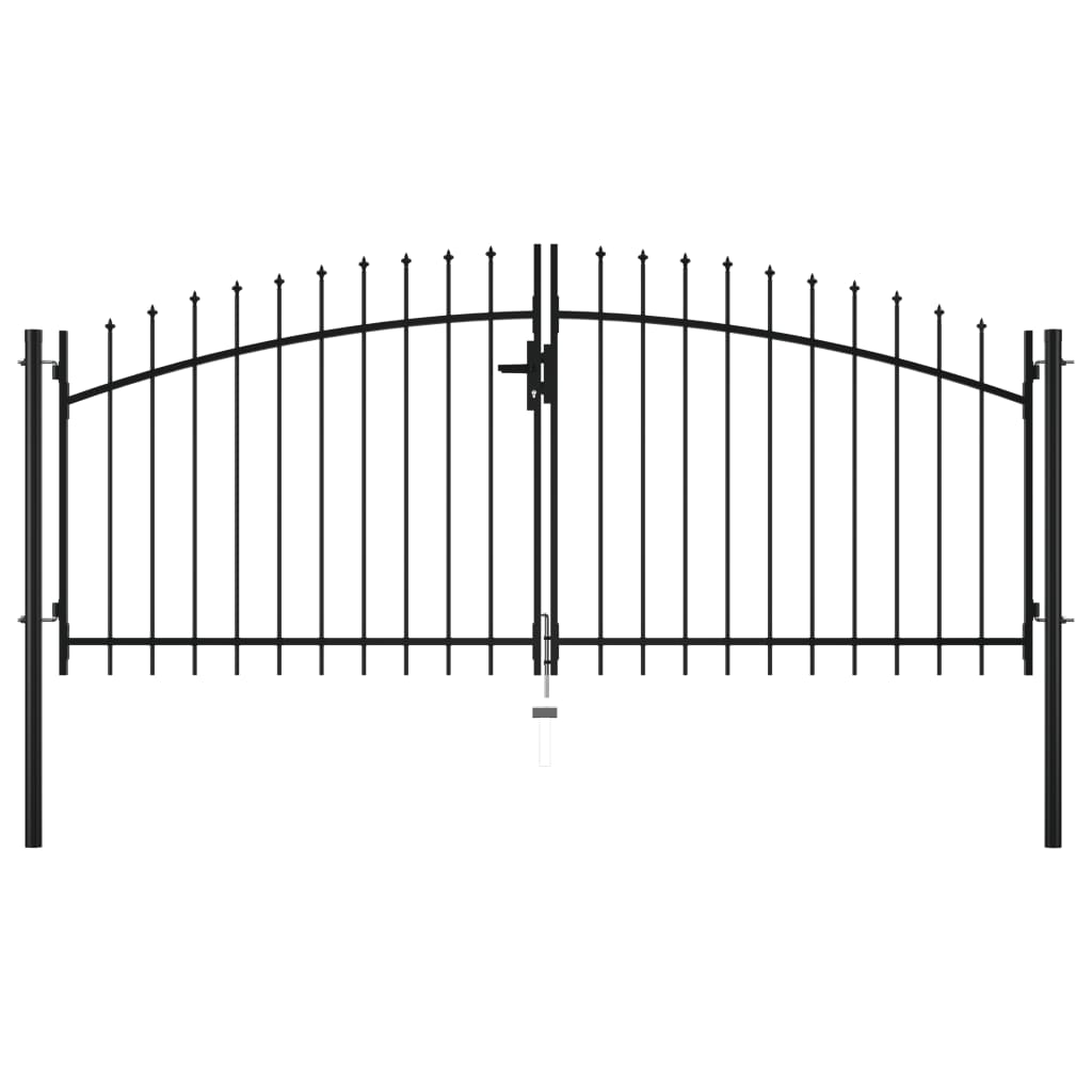 Cancello Doppio con Punte a Lancia 300x150 cm