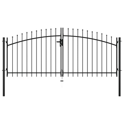 Cancello Doppio con Punte a Lancia 300x150 cm