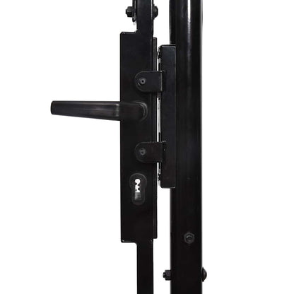 Cancello da Giardino con Parte Superiore Arcuata 400 x 175 cm