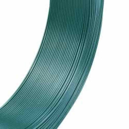 Filo per Recinzioni 250m 1,4/2mm Acciaio Verde Nerastro