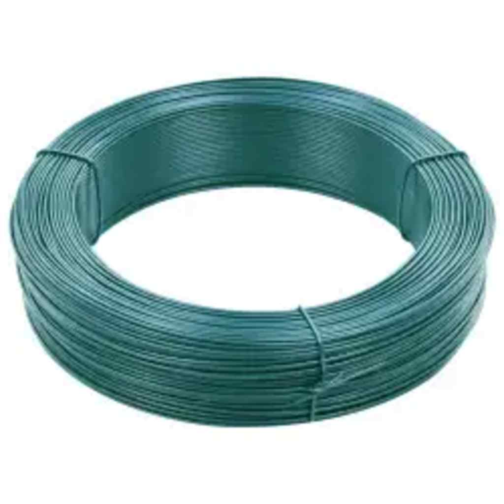 Filo per Recinzioni 250m 1,6/2,5 mm in Acciaio Verde Nerastro