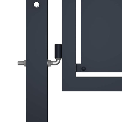 Cancello da Giardino in Acciaio 350x150 cm Antracite