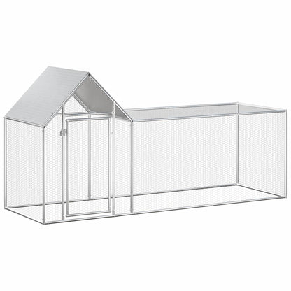 Pollaio 3x1x1,5 m in Acciaio Zincato