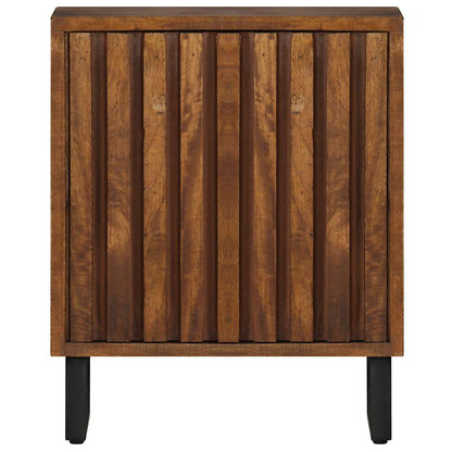 Comodino 40x30x50 cm in Legno Massello di Mango