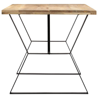 Tavolo da Pranzo 140x80x76 cm in Legno Massello di Mango