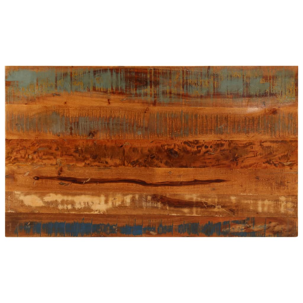 Tavolino da CaffÃ¨ con Mensola 100x60x35 cm Massello di Recupero