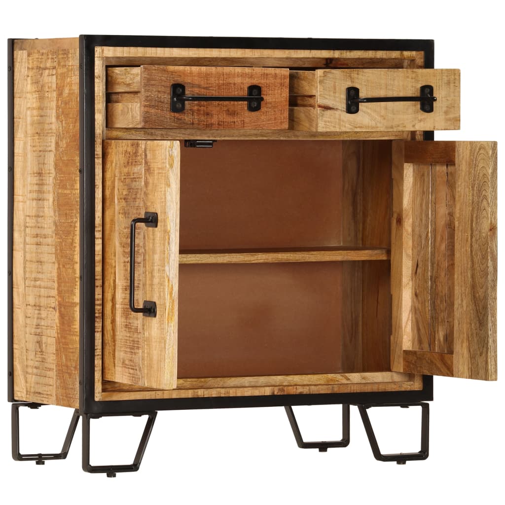 Credenza 65x30x70 cm in Legno Massello di Mango